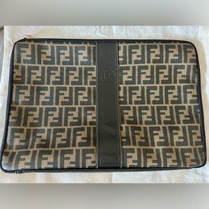 Fendi Zucca Document Laptop Briefcase Bag